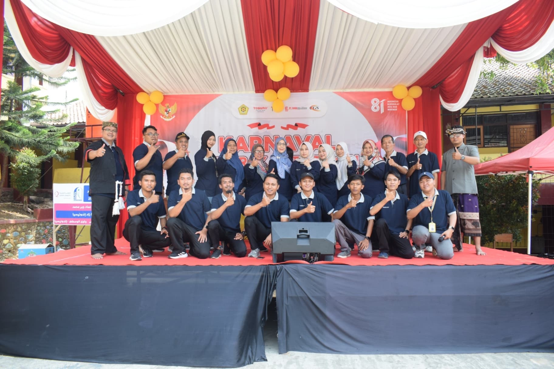 Semarak Kemerdekaan: SMK Bina Teknologi Purwokerto Sukses Gelar Karnaval Agustusan dan Jalan Sehat 2026