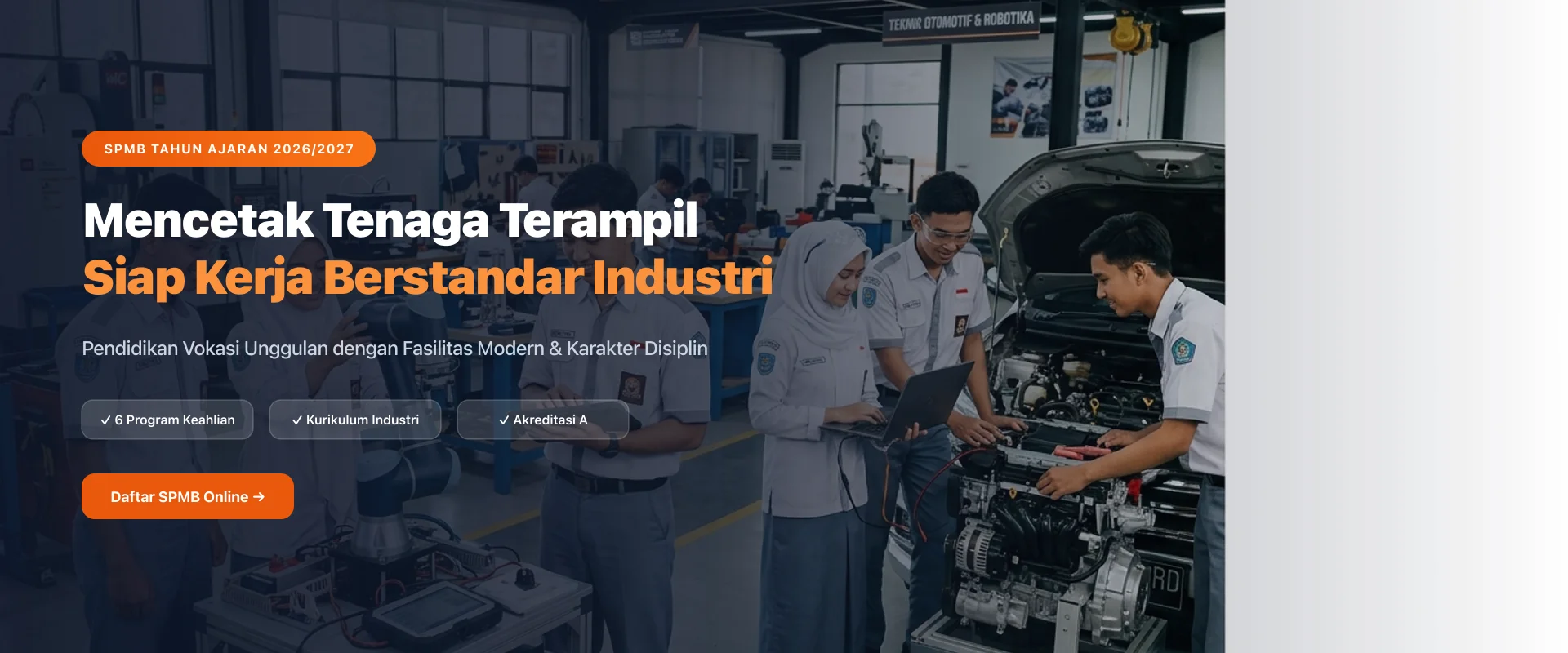 Penerimaan Siswa Baru SPMB 2026/2027 - SMK Bina Teknologi Purwokerto